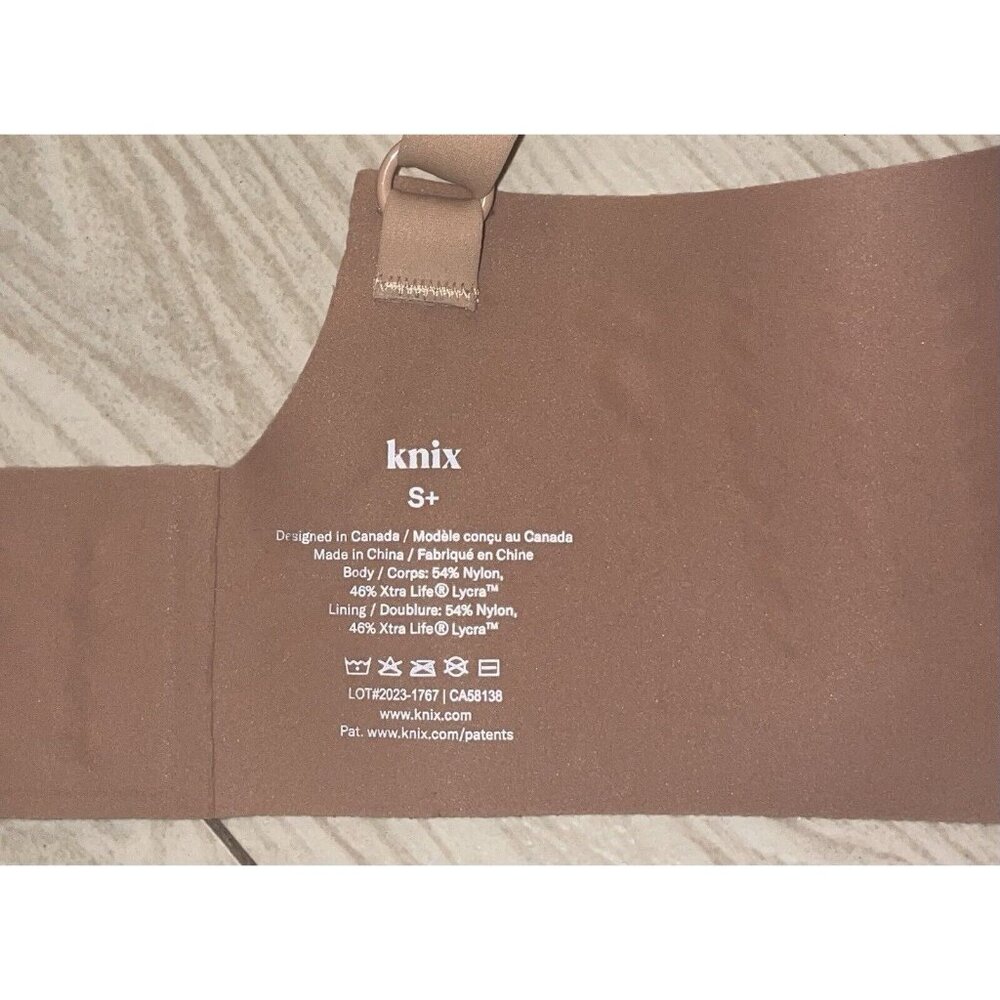 Knix Revolution Bra Lined Wire Free Womens S+ Beige New Nwt - Picture 6 of 6